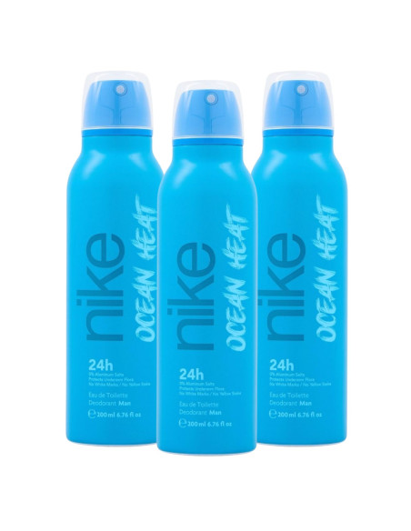 Pack Nike Ocean Heat Man Desodorante Spray 3 x 200ml