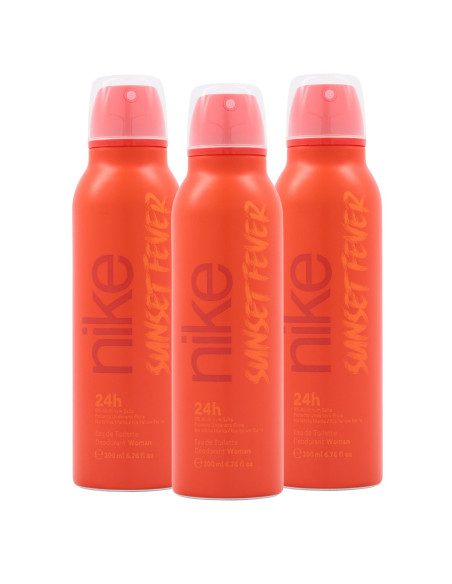 Pack Nike Sunset Fever Woman Desodorante Spray 3 x 200ml