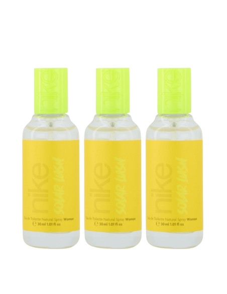 Pack Nike Solar Lush Woman Eau de Toilette 3 x 30ml