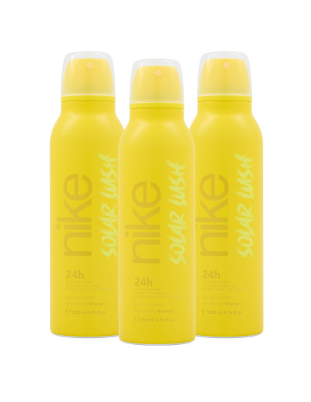 Pack Nike Solar Lush Woman Desodorante Spray 3 x 200ml