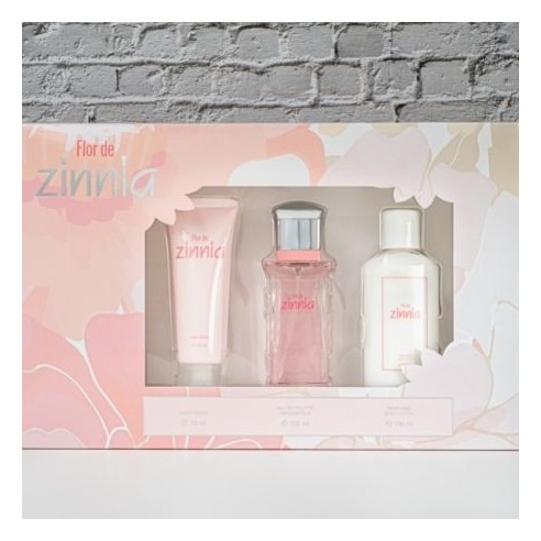 Zinnia Flor de Zinnia Estuche de Regalo para Mujer