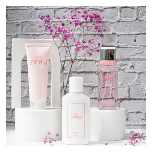 Zinnia Flor de Zinnia Estuche de Regalo para Mujer