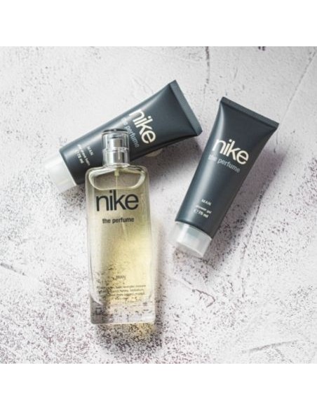 NIKE - The Perfume Man, 150 ml, Estuche de Regalo hombre de 3 piezas, Eau de Toilette Natural y Masculino, Aromática Amaderada, Fragancia Intensa, Juvenil y Duradera ✅ Entrega 24/72h