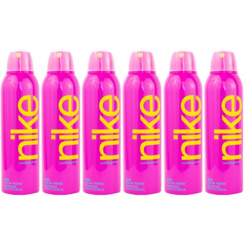 Pack Nike Pink Woman Desodorante Spray 200ml 6 uds.