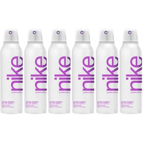 Pack Nike Ultra Purple Woman Desodorante Spray 200ml 6 uds.