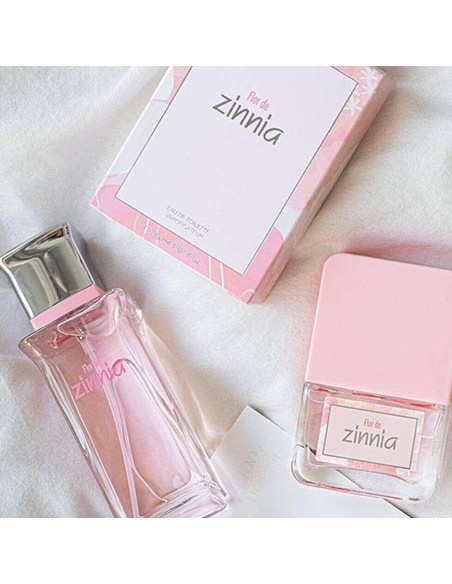 ZINNIA - Flor de Zinnia, Colonia mujer, 100 ml, Estuche de regalo, Perfume Formato Spray, Eau de Toilette femenina, Aroma Dulce Afrutado, Fragancia Fresca de larga duración ✅ Entrega 24/72h