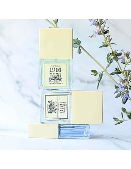 1916 Embalagem Lemon & Tonka Eau de Cologne Unissex 30ml 3 pçs