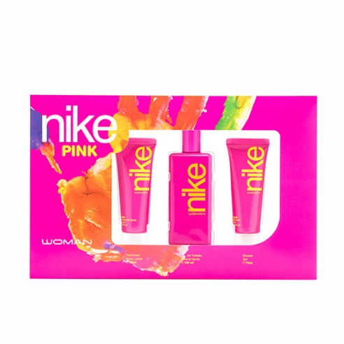 Nike Pink Woman Estuche de regalo (EdT 100ml + Gel Baño 75ml + Body Lotion 75ml)