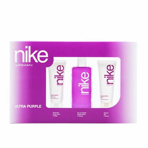 Nike Ultra Purple Estuche de regalo para mujer (EdT 100ml + GB 75ml + BL 75ml)