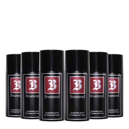 Pack Brummel Desodorante Spray para Hombre 150ml 6 uds