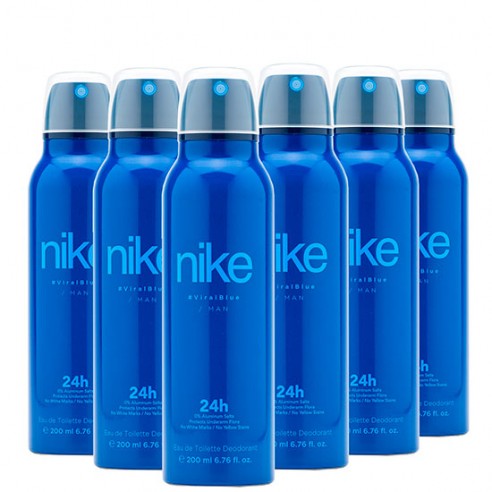 Pack Nike Viral Blue Man Desodorante Spray 200ml 6 uds