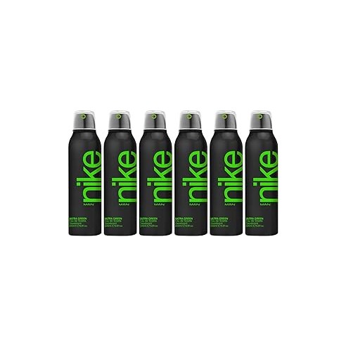 Pack Nike Ultra Green Desodorante Spray para hombre 200ml 6 uds