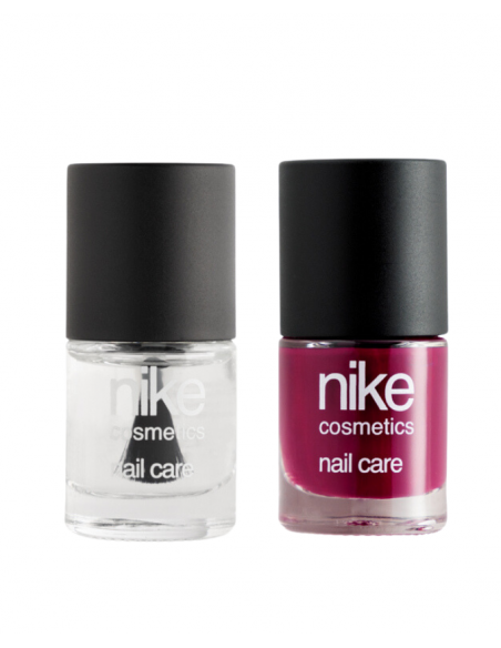 nikecosmetics Embalagem Blackberry Vibes Nail Lacquer 8ml + Top coat 8ml