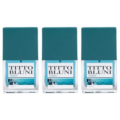 Pack Titto Bluni Acqua Uomo EdT 30ml 3 uds