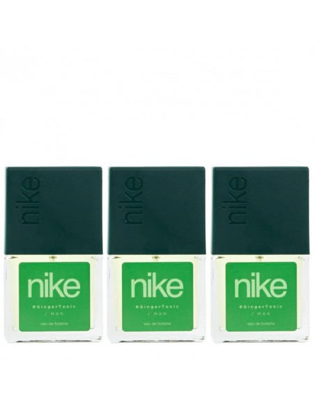 Pack Nike Ginger Tonic Man Eau de Toilette 30ml 3 uds