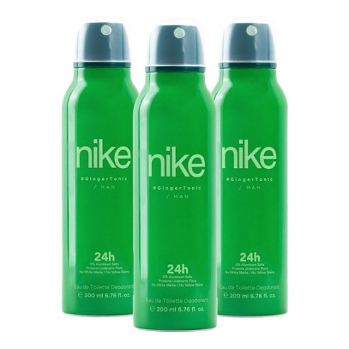 Pack Nike Ginger Tonic Man Desodorante Spray 200ml 3 uds