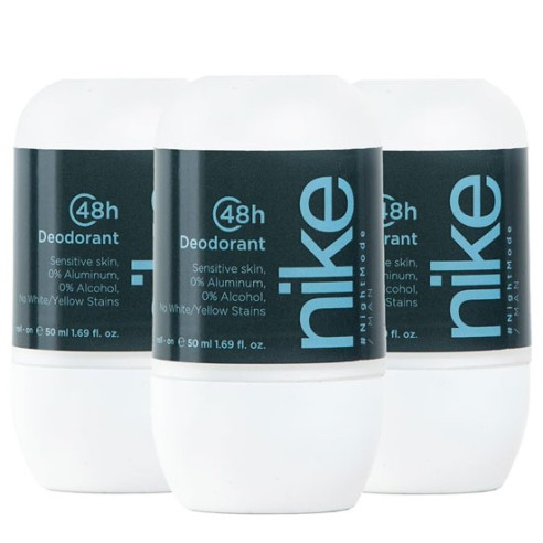 Pack Nike Night Mode Man Desodorante Roll-on 50ml 3 uds