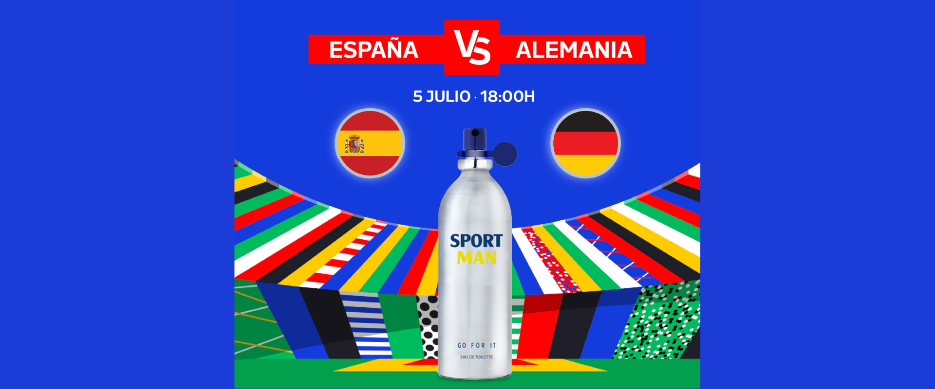 ¡Participa y gana 5 estuches de Sportman adivinando el resultado del partido España vs. Alemania!