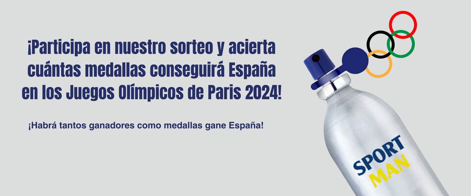 ¡Sorteamos una fragancia Sportman para cada medalla que gane España en los Juegos Olímpicos!